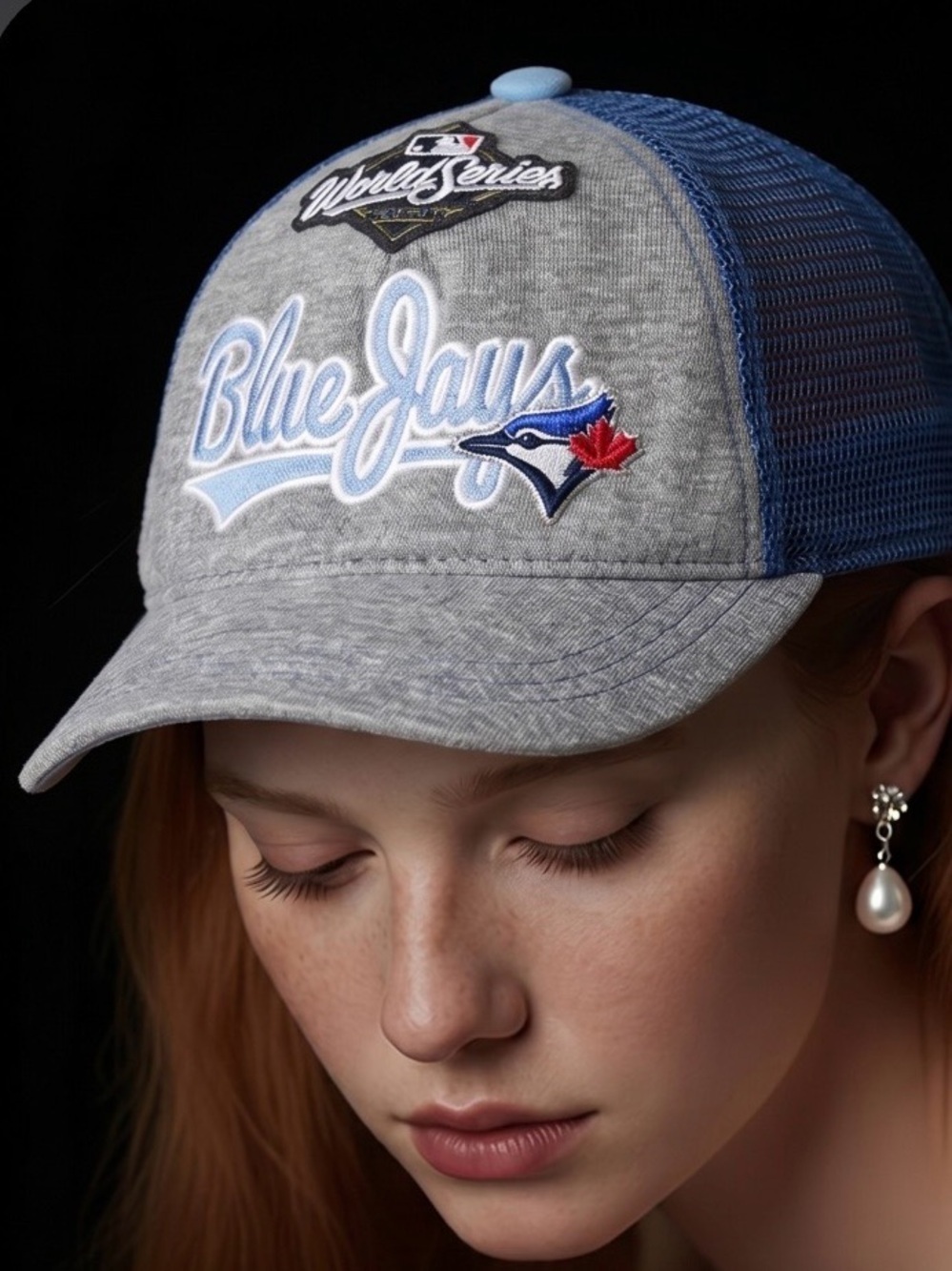 💟 2025 World Series Toronto Blue Jays Women’s Low Profile Trucker’s Hat
